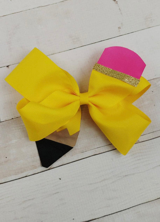 Pencil Hair Bow