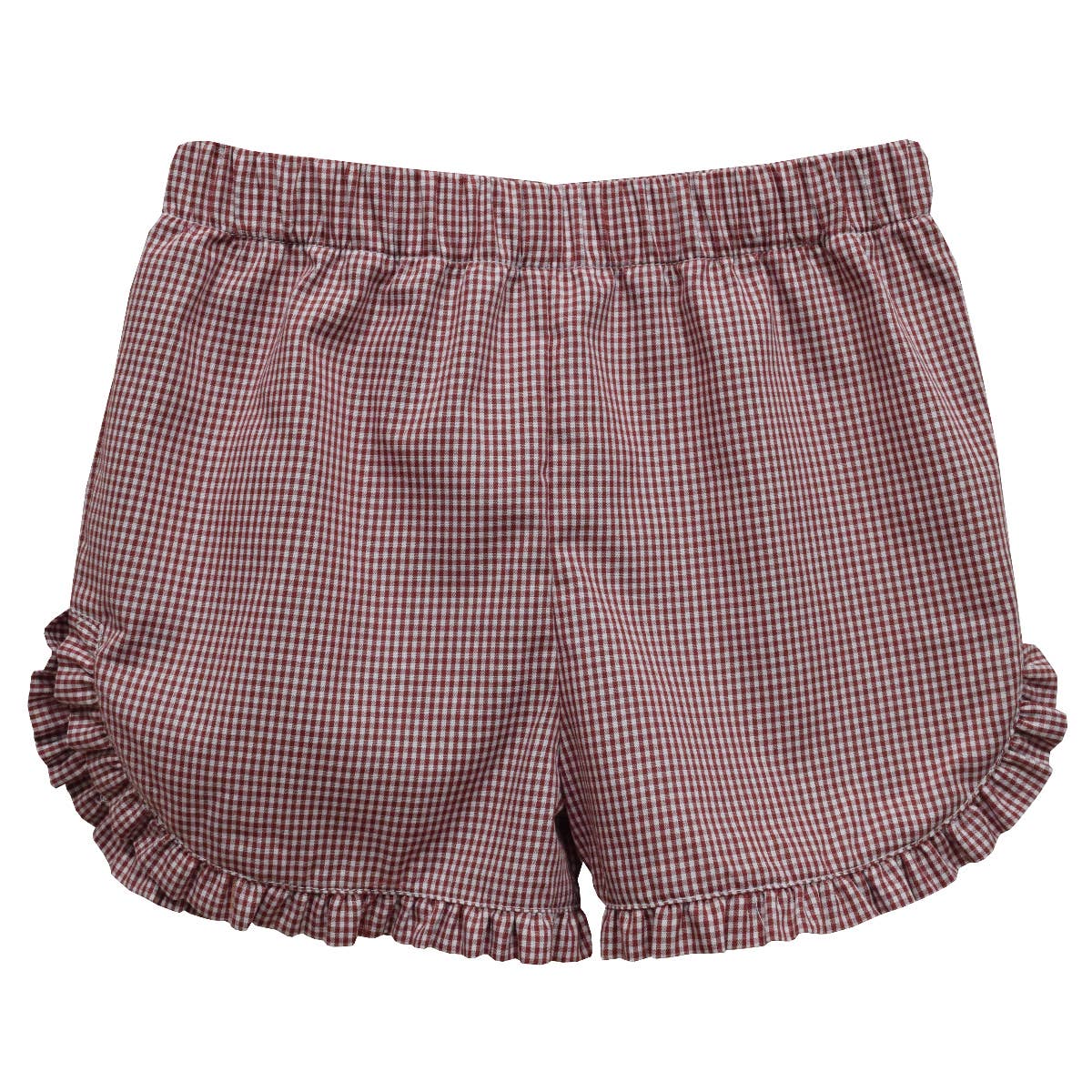 Gingham Girls Ruffle Short